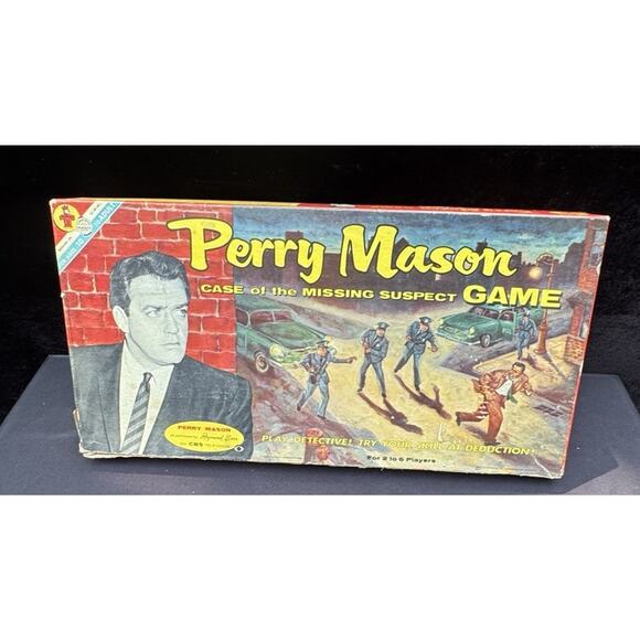 1959 Board game Perry Mason Game - Case of the Missing Suspect Nice! - Picture 2 of 13